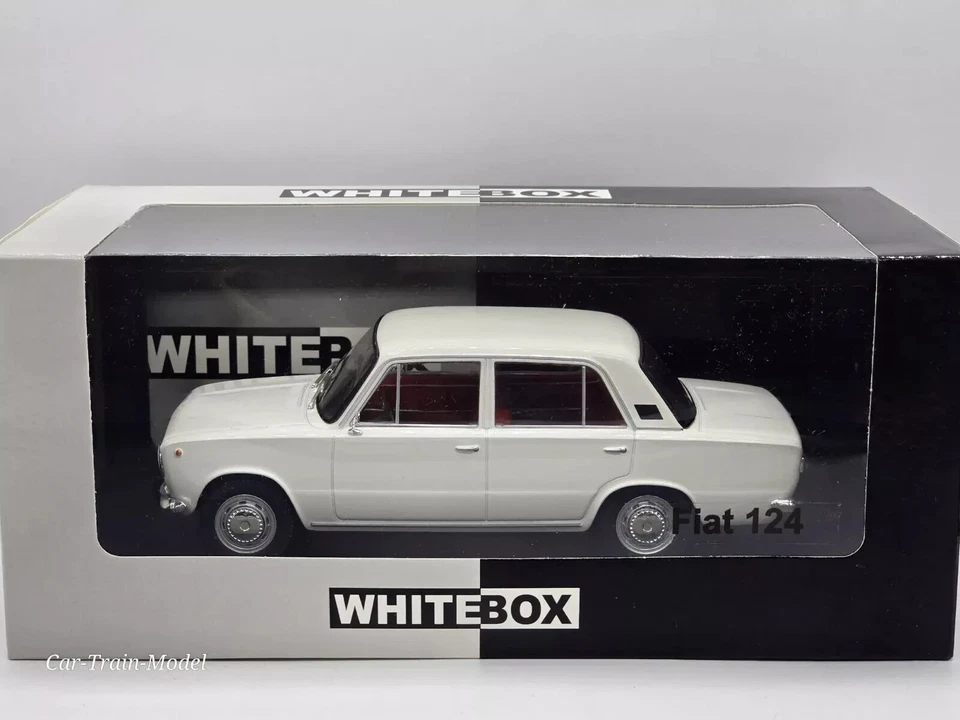 WHITEBOX  1:24  AUTO DIE CAST FIAT - 124-  BIANCO - ART  WB124230 - Immagine 1 di 1