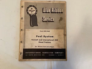 Kraftstoffanlage Farmall International 350 Diesel Traktoren Harvester Serviceanleitung - Bild 1 von 2