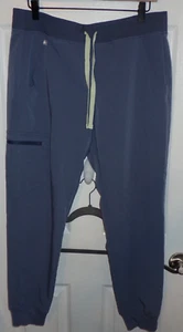 FIGS Scrub Pants Zamora Gr. Medium M Petite M/P Jogger blau grau - Bild 1 von 8
