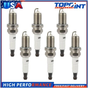 6x Iridium Spark Plugs For 2005-2010 Jeep Grand Cherokee 3.7L V6 6441 ZFR6FIX11 - Picture 1 of 6
