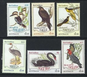 AUSTRALIA 2020 BIRD EMBLEMS SET OF 6 UNMOUNTED MINT, MNH - Picture 1 of 1