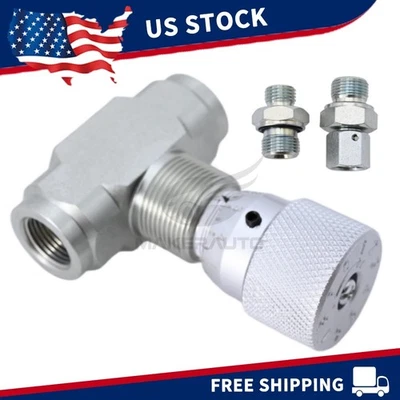 MAKERAUTO 3/8" L08 -Hydraulic Flow Control Valve - STB-G3/8 - Fit Mini Excavator USA