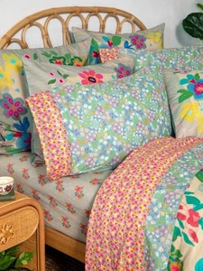 NATURAL LIFE Sooo weiche Baumwolle Bettwäsche Set Queen Serene Neu mit Etikett (UVP 119,00) - Bild 1 von 4