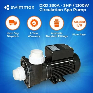 DXD 330A - 3HP Spa Pool Pump Self Priming 50,000 L/H Circulation Pump - Picture 1 of 11