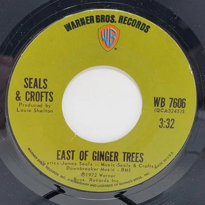 Seals & Crofts East Of Ginger / Summer 7" 45rpm EX Vinyl Schallplatte 70er 45 - Bild 1 von 2