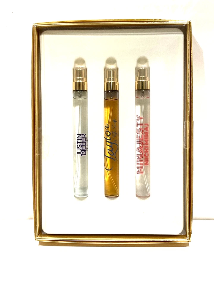 Minajesty Nicki Minaj Justin Bieber The Key Taylor Swift EDP Perfume Spray Set
