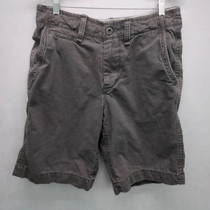 American Eagle Men's Size 30 Gray Longer Length Chino Shorts - Picture 1 of 7