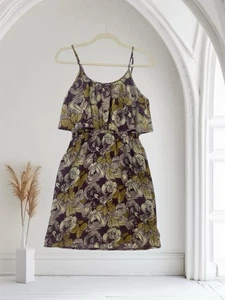 Mini Vestido Para Mujer Ya Los Angeles Talla Pequeña Tirantes En Capas Floral Boho Informal - Imagen 1 de 15