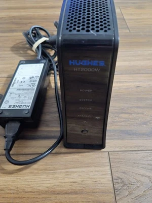 HughesNet HT2000W Black Satellite Dual Band 2.4Ghz-5Ghz Internet Modem Router - Image 1 of 4