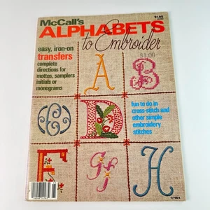 McCall's Alphabets to Embroider - Picture 1 of 2