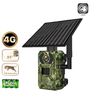 4G SIM Card Hunting Trail Camera 2K 4MP Outdoor Wildlife Camera PIR Detection - Picture 1 of 6