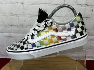 Auténticas zapatillas Vans Old Skool para mujer talla 8 arco iris a cuadros 500714 - Imagen 1 de 12