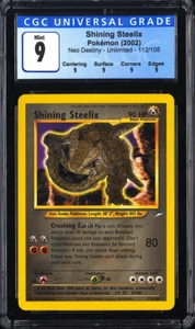 2002 Shining Steelix Pokemon Neo Destiny Unlimited 112/105 CGC 9 - Picture 1 of 1