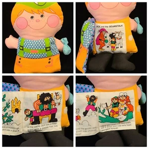 Vintage Playskool Milton Bradley Jack & The Beanstalk Plush Soft Story Book... - Picture 1 of 9
