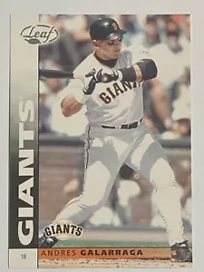 2002 Leaf #97 Andres Galarraga San Francisco Giants - Picture 1 of 2