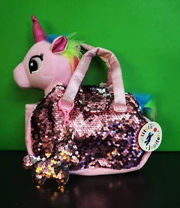 Little Jupiter Plush Pet Set with Purse Unicorns Stuffed Animal  - Picture 1 of 5