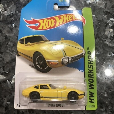 2014 Hot Wheels #192 HW Workshop-HW All Stars TOYOTA 2000 GT Yellow Variation - Image 1 of 2
