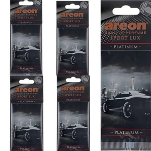 AREON Sport Lux Car Air Freshener. Platinum (woody). Pack of 5 - Picture 1 of 3