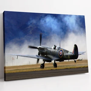 Supermarine Spitfire Mk IXc PV270 Lona Estirada Impresión Pared Arte Foto Imagen - Imagen 1 de 10