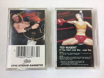 lot of 2 cassettes~TED NUGENT Great Gonzos,If You Can't Lick Em Lick Em - Image 1 of 3