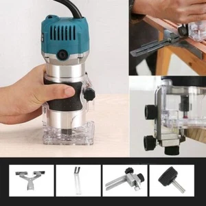 Fresatrice Verticale Elettrica 710W 6MM Rifilatore fresa X Legno Trimmer - Foto 1 di 5