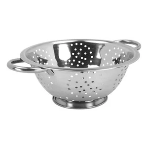 Home Basics Stainless Steel Deep Colander, Silver, 3 Quart - Picture 1 of 4