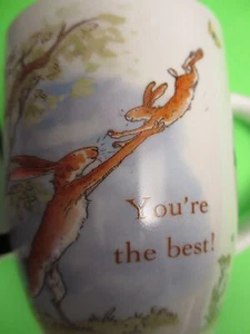 YOU'RE THE BEST from Guess How much I love you Nutbrown Hare bunny COFFEE MUG - Picture 1 of 4