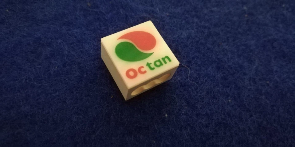 LEGO CITY "Leuchtschild" Octan,Tankstelle,Verkehrsschild,Leuchtstein - Bild 1 von 1