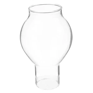 Glass Candle Chimney Clear Candle Holder Cover Open Both Ended Candle Shade - Picture 1 of 12