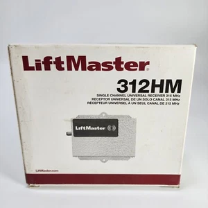 Receptor de puerta coaxial universal de alta memoria LiftMaster 312HM de un solo canal - Imagen 1 de 6