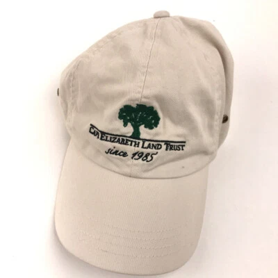 Sombrero Cape Elizabeth Land Trust desde 1985 Lone Tree en algodón beige Foto 1 de 4