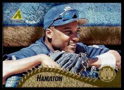 1995 Pinnacle Museum Collection Darryl Hamilton Milwaukee Brewers #207 - Image 1 of 2
