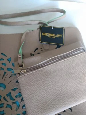 Sasha New York TAN Shoulder  Strap Tote Bag NWT - Image 1 of 4