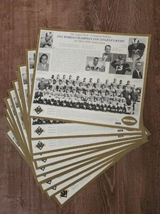 1951 WORLD CHAMPION LOS ANGELES RAMS PHOTO CARD 1991 UPPER DECK Lot 15 Vintage - Picture 1 of 2