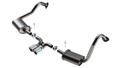 Borla 140817 Cat-Back Exhaust System Fits Select Porsche Cayman 718 Boxster 718 - Image 1 of 3