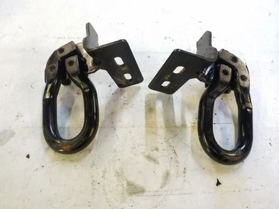 Black Front Left / Right Tow Hooks Set | Fits 2011-2016 Ford F250 F350 - Image 1 of 4