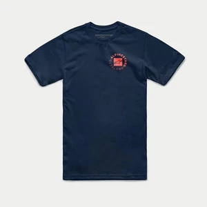 Alpinestars Solidify T-Shirt Mens Cotton Tee Navy Blue - Picture 1 of 4