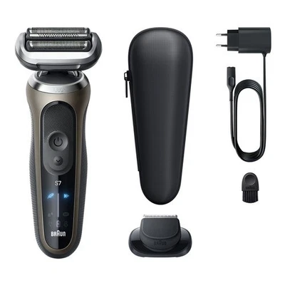 Braun Rasoio barba SERIES 7 SkinFlex Ricaricabile Gold 72 C1200S - Immagine 1 di 4