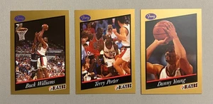 (3 Card Lot) 1991-92 NBA Hoops Franz Bread Portland Blazers Basketball Cards - Picture 1 of 3