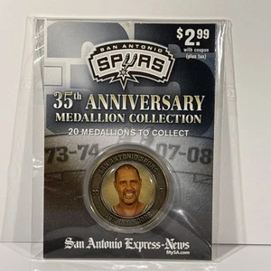 San Antonio Spurs Memorabilia 35th Anniversary Medallion Johnny Moore - Picture 1 of 3