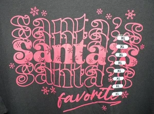 St. Jude Children's Hospital Long Sleeve Tee in Black XL Santa's Favorite $20 - Picture 1 of 4