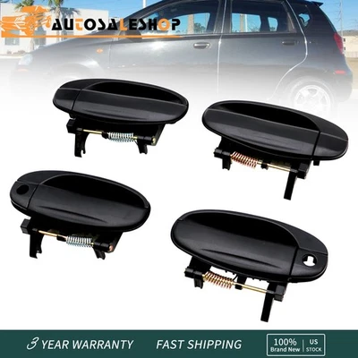 For Chevrolet Aveo Set of 4 Front-Rear Left & Right Outer Door Handle Foto 1 de 4