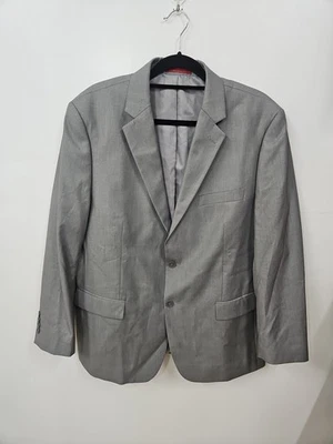 Renoir Men's Grey Single Breasted Notch Lapel Suit Jacket Blazer Size R44/38 - Image 1 of 4