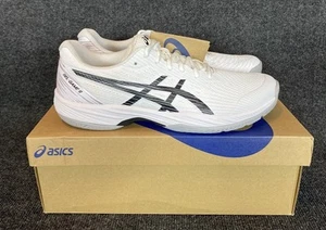 ASICS Men's Gel-Game 9 Tennis Shoes White/Black - 1041A337-100 - Size 11.5 - Picture 1 of 12
