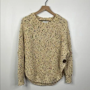 NorthStyle cremefarbener Pullover mit Rundhalsausschnitt und Strukturstrick Damen Größe M - Bild 1 von 7