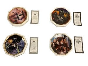 Lotto di 4 - Star Wars The Hamilton piatti da collezione - Foto 1 di 6
