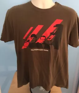 Vintage 2005 U2 Vertigo Tour T-Shirt Large L - Picture 1 of 7