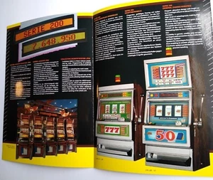 Cirsa Máquina Tragamonedas Juego Flyer Carretes Frutas Vintage Serie 200 España Folleto - Imagen 1 de 3