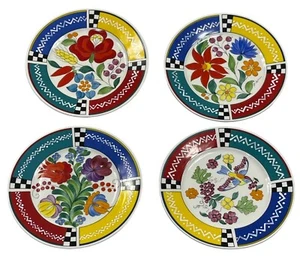 Australian Plates x 4 Signed Hand Painted Bread & Butter Size Diameter 19cm - Bild 1 von 11