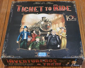 Zug um Zug 10th Anniversary Deluxe Edition Days of Wonder gebraucht 100% komplett - Bild 1 von 4
